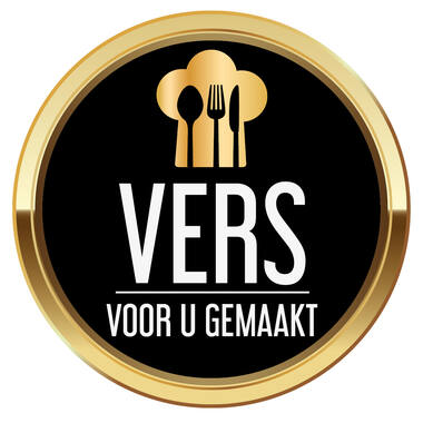 STICKERS 'VERS VOOR U GEMAAKT' 50mm  500st/rol